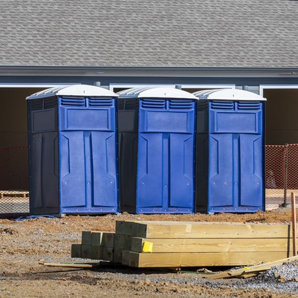 are there any restrictions on what items can be disposed of in the portable restrooms in Accokeek